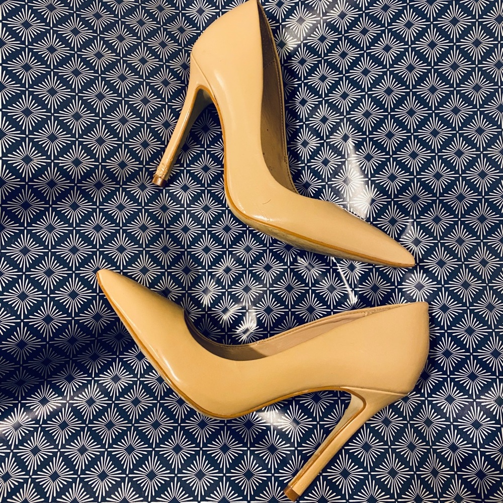 Cream heels